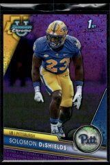2023 1st Bowman Chrome U Solomon DeShields #181 Purple 396/399 Pittsbourgh